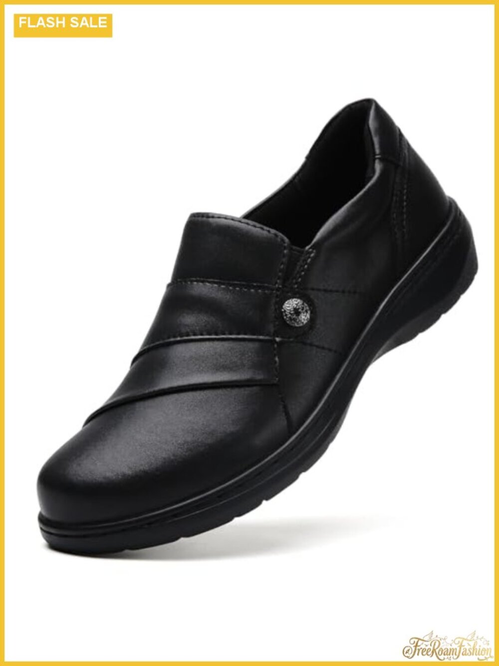Women's Orthopedic Loafers Comfortable Slip-Ons Business Casual Work Flats